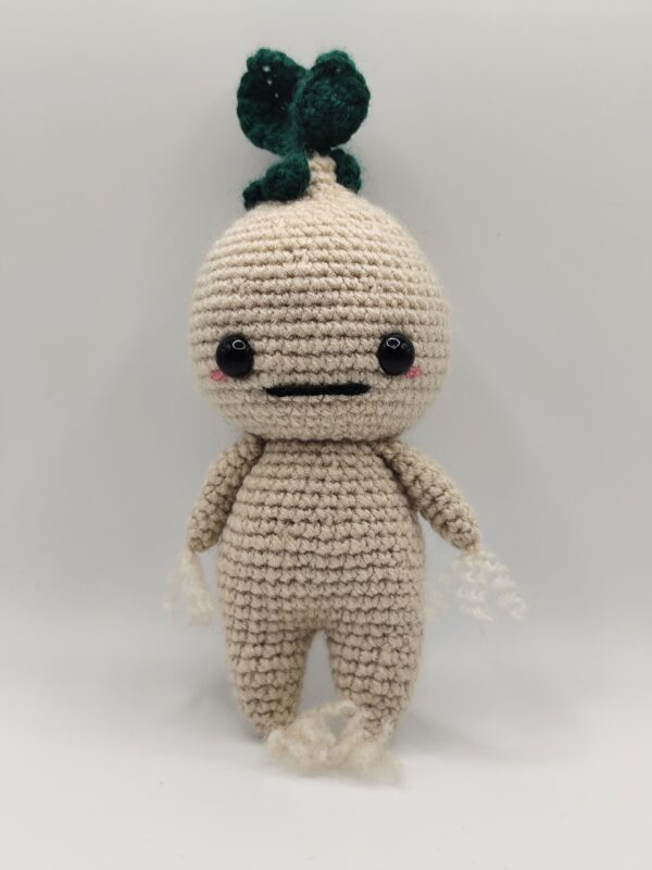 petite peluche mandragore beige