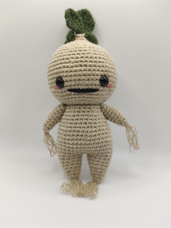 grande peluche mandragore beige