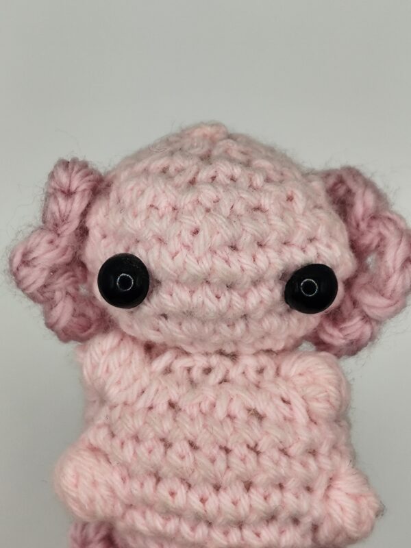 porte-clé axolotl haut