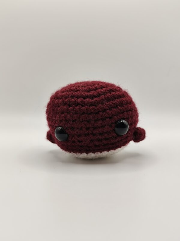 peluche bordeau en crochet