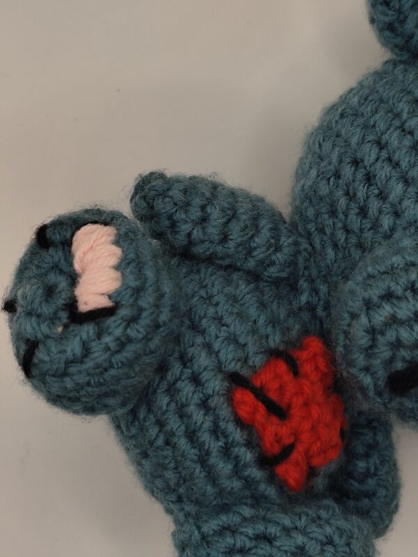 peluche baphomet en crochet bout de corps