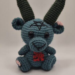 peluche baphomet en crochet