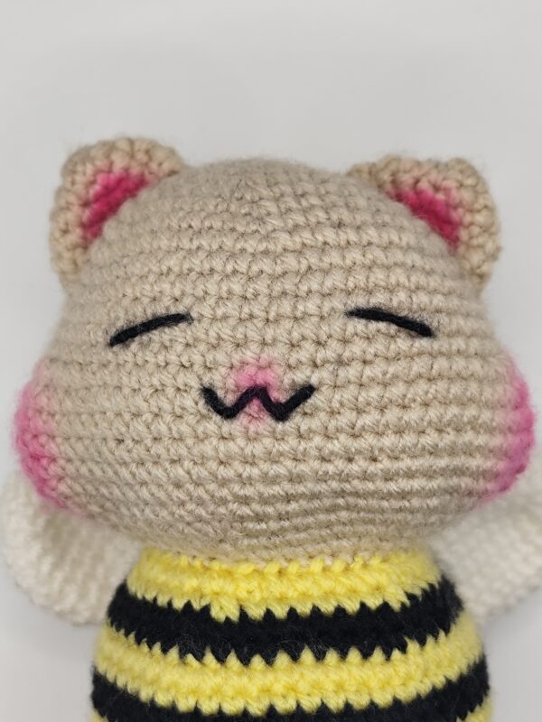 tete de peluche chabeille en crochet