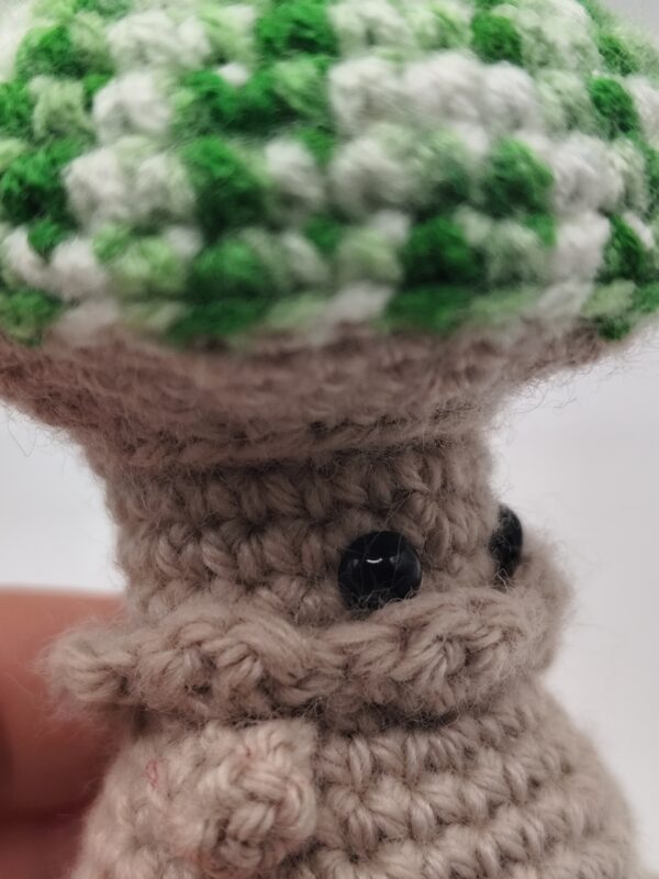 tête peluche champignon crochet