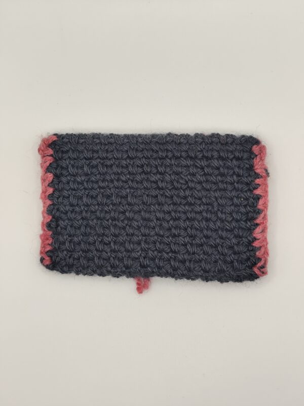 petite pochette grise et rose (dos)