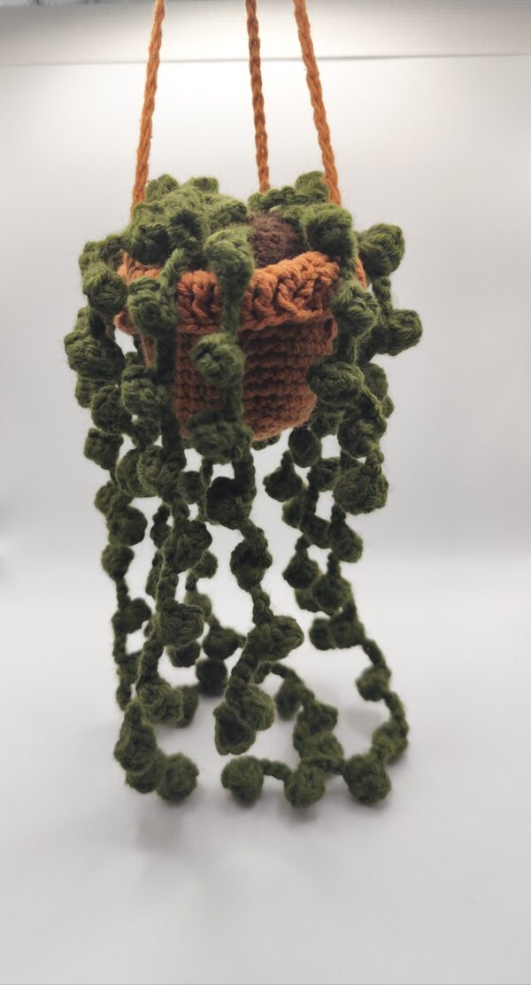 peluche plante descendant au crochet